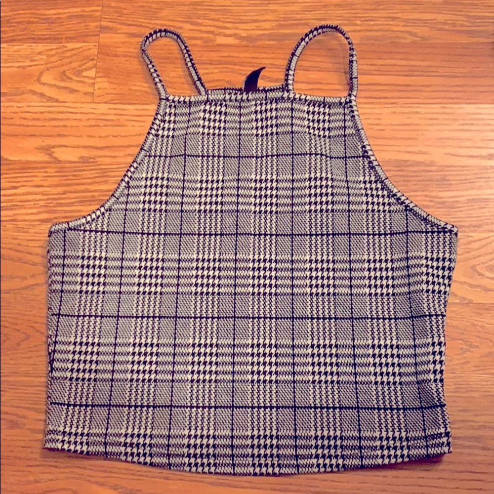 Plaid Halter Top 🤓